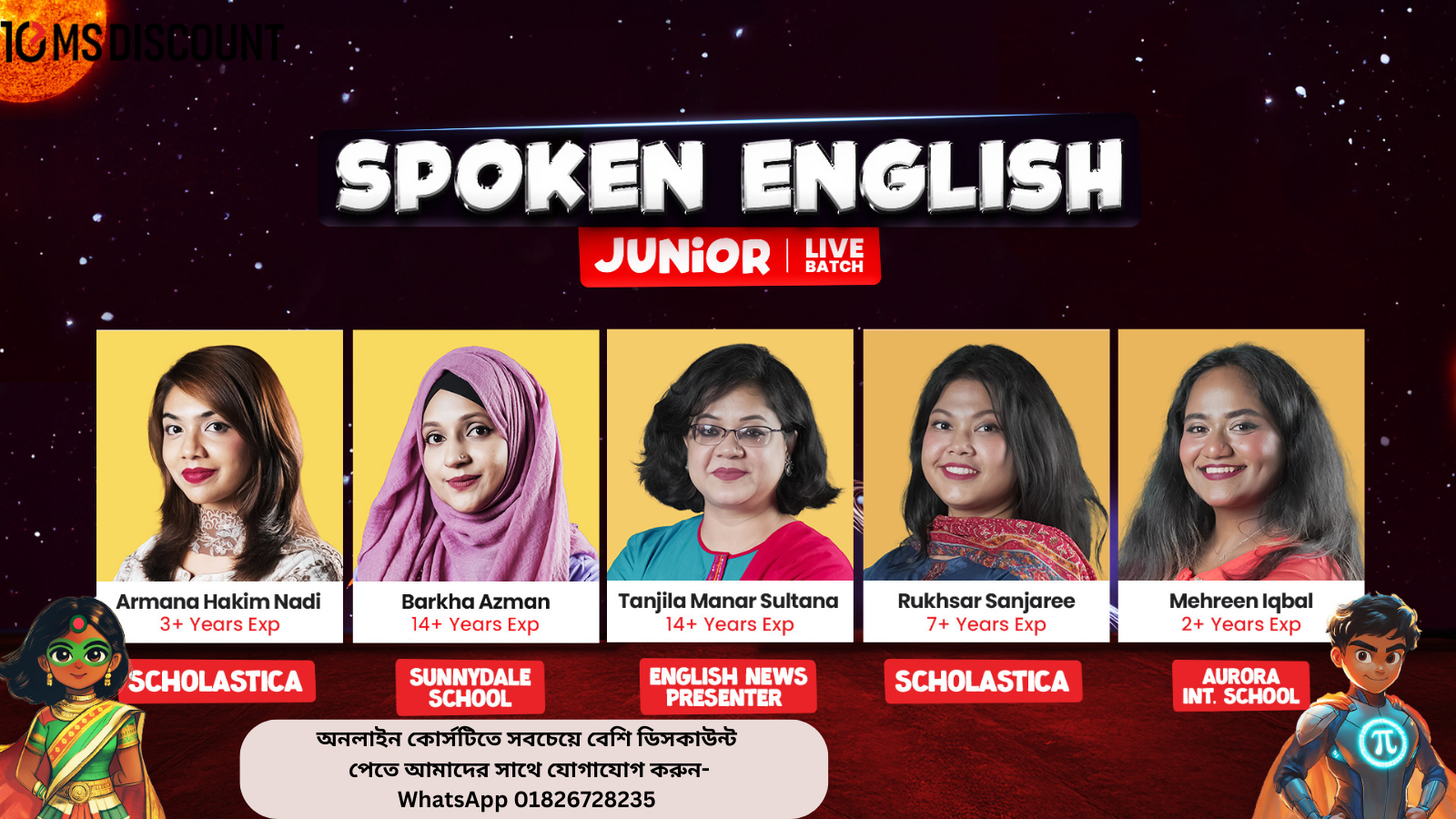 Best Spoken English Junior LIVE Batch in Bangladesh [2025]